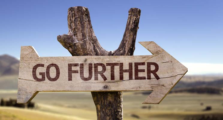 Go Further - sign post